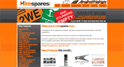 Desktop Screenshot of hirespares.com